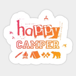 Happy Camper Sticker